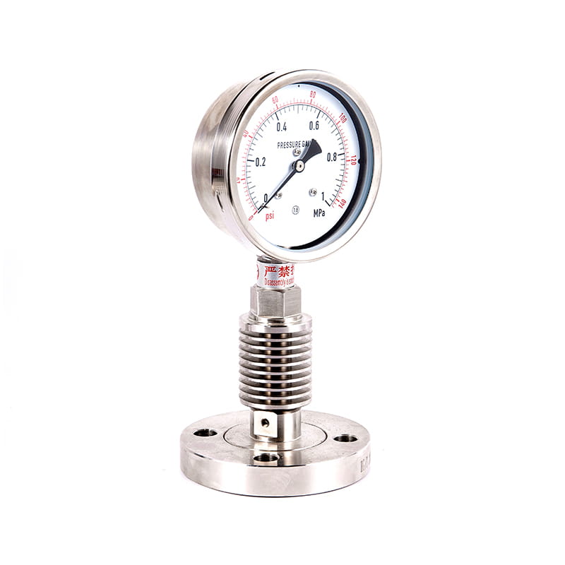 ชุด Y-M ทั้งหมดสแตนเลสสตีลสุขาภิบาลเกจวัดความดันไดอะ ชุด Y-M ทั้งหมดสแตนเลสสตีลสุขาภิบาลเกจวัดความดันไดอะ