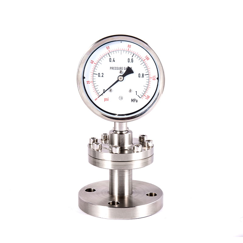 ชุด Y-M ทั้งหมดสแตนเลสสตีลสุขาภิบาลเกจวัดความดันไดอะ ชุด Y-M ทั้งหมดสแตนเลสสตีลสุขาภิบาลเกจวัดความดันไดอะ